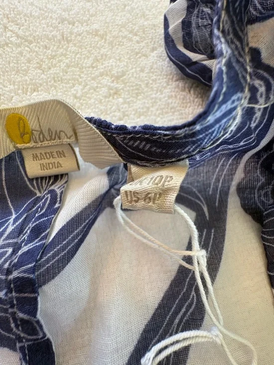 Boden Sarah Maxi Kaftan Blue Ribbon Paisley Whirl 6P - Picture 10 of 12